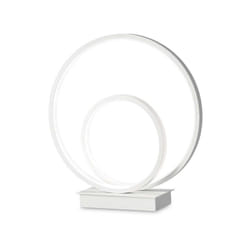 Ideal Lux - Lampada Da Scrivania-Ufficio Moderna Oz Metallo Bianco Led 23W 3000K Luce Calda