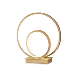 Ideal Lux - Lampada Da Scrivania-Ufficio Moderna Oz Metallo Ottone Led 23W 3000K Luce Calda