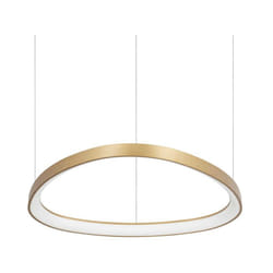 Ideal Lux - Sospensione Moderna Gemini Metallo Ottone Led 48W 3000K Luce Calda