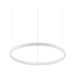 Sospensione Moderna Oracle Alluminio-Materie Plastiche Bianco Led 32W 4000K