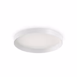 Collezione FLY FONTI LUMINOSE ADATTE AD OGNI AMBIENTE Plafoniera con base circolare diam.35 cm luce Led 18 W.. Corpo luce in  ...
