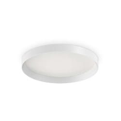 Ideal Lux - Plafoniera Moderna Fly Alluminio-Materie Plastiche Bianco Led 18W 3000K
