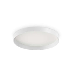 Ideal Lux - Plafoniera Moderna Fly Alluminio-Materie Plastiche Bianco Led 18W 4000K