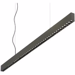 Collezione OFFICE ILLUMINAZIONE LED MODERNA E PULITA Lampada lineare120 cm in alluminio con illuminazione diretta in finitura ...