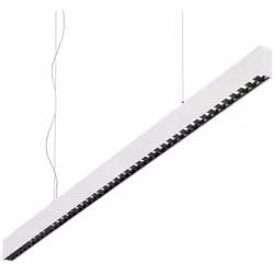Collezione OFFICE ILLUMINAZIONE LED MODERNA E PULITA Lampada lineare 120 cm in alluminio con illuminazione diretta con finitu ...