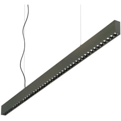 Ideal Lux - Lampada Lineare Office Alluminio Nero Led 30W 4000K Luce Naturale