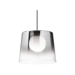 Sospensione Vintage-Decò Fade Metallo Cromo 1 Luce G9 3W 3000K Luce Calda