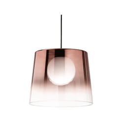 Sospensione Vintage-Decò Fade Metallo Rame 1 Luce G9 3W 3000K Luce Calda