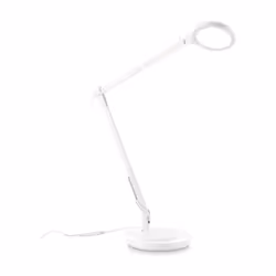 Collezione FUTURA DIMMER TATTILE Lampada da scrivania moderna con braccio in alluminio e plastica, snodato con cavo a vista i ...