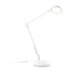 Ideal Lux - Lampada Da Scrivania Moderna Futura Alluminio-Plastiche Bianco Led 12,5W 4000K