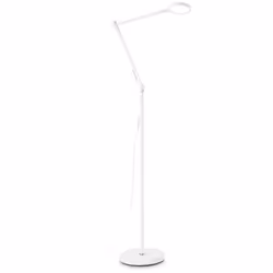 Collezione FUTURA DIMMER TATTILE Lampada da terra moderna con braccio in alluminio e plastica, snodato con cavo a vista in pv ...