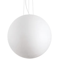 Ideal Lux - Sospensione Moderna Carta Metallo Bianco 1 Luce E27 D60Cm