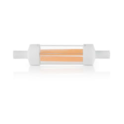 10 Lampadine R7S 6 Watt 4000K Dimmerabile k 7,8 Cm