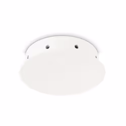 Collezione ROSONE ACCESSORI IDEAL LUX Rosone magnetico tondo in metallo bianco con8 fori laterali perdecentramenti..