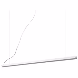 Collezione V-LINE UNA LINEA DI LUCE MODERNA Sospensione lineare moderna con corpo luce in allumino verniciato a polveri bianc ...