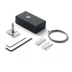 Ideal Lux - Kit Cavo Singolo Acciaio 5 Mt Fluo Alluminio Nero