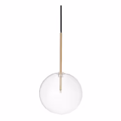 Collezione EQUINOXE LUCE IN DIVERSE DIREZIONI Sospensione a 1 luce con montatura a bracci in metallo con finitura ottone anti ...