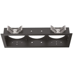 Ideal Lux - Cornice Rettangolare Tripla a Incasso Contemporanea Bento Metallo Nero