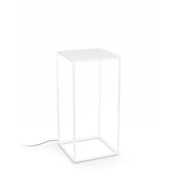 Ideal Lux - Piantana Industrial-Minimal Ipotesi Metallo Nero Led 16W 3000K Luce Calda H73Cm