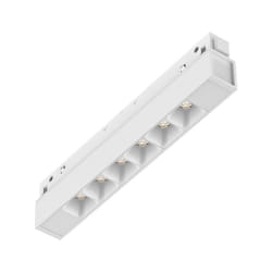 Ideal Lux - Supporto Lineare Binario On-Off Ego Alluminio Bianco 1 Led 7W 3000K Luce Calda