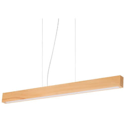 Ideal Lux - Sospensione Industrial-Minimal Craft Legno Marrone Led 37W 3000K