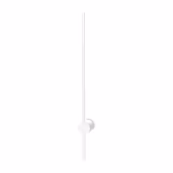 Collezione ESSENCE LESS IS MORE Applique moderna realizzata con base e corpo luce in alluminio verniciato a polveri bianco. D ...