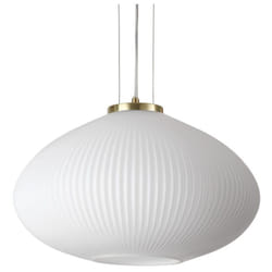 Ideal Lux - Sospensione Moderna Plisse' Metallo Ottone 1 Luce E27 D45Cm