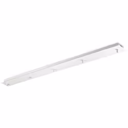 Collezione ROSONE ACCESSORI - ROSONI Base rettangolare color bianco con 5 fori che permette di ampliare un solo punto luce pe ...