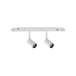 Ideal Lux - Proiettore Regolabile Dali Ego Alluminio Bianco 2 Luci Led 5W 3000K Luce Calda