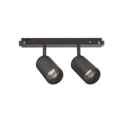 Ideal Lux - Proiettore Regolabile Dali Ego Alluminio Nero 2 Luci Led 16W 3000K Luce Calda