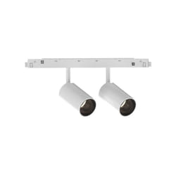 Ideal Lux - Proiettore Regolabile Dali Ego Alluminio Bianco 2 Luci Led 16W 3000K Luce Calda