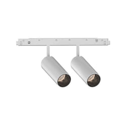 Ideal Lux - Proiettore Regolaile Dali Ego Alluminio Bianco 2 Luci 24W 3000K Luce Calda