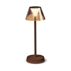 Ideal Lux - Lampada Da Tavolo Moderna Lolita Metallo Coffee Led 7W 3000K