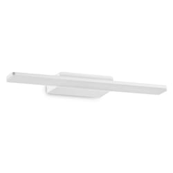 Applique Moderna Make-Up Alluminio Bianco Led 12W 3000K Luce Calda