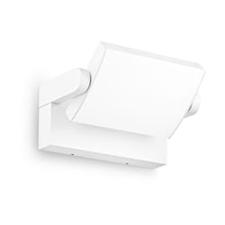 Applique Moderna Swipe Alluminio Bianco Led 20,5W 3000K Luce Calda