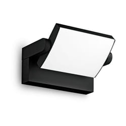 Ideal Lux - Applique Moderna Swipe Alluminio Nero Led 20,5W 3000K Luce Calda