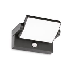 Applique Moderna Swipe Alluminio Antracite Led 21W 3000K Luce Calda