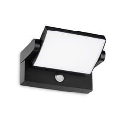 Applique Moderna Swipe Alluminio Nero Led 21W 3000K Luce Calda