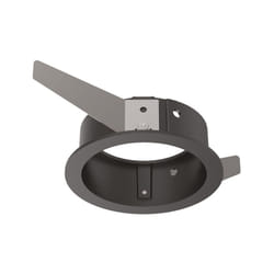 Ideal Lux - Cornice Tonda Singola a Incasso Contemporanea Bento Metallo Nero