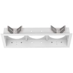 Ideal Lux - Cornice Rettangolare Tripla a Incasso Contemporanea Bento Metallo Bianco