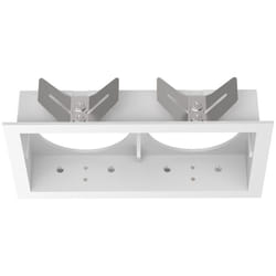 Ideal Lux - Cornice Rettangolare Doppia a Incasso Contemporanea Bento Metallo Bianco