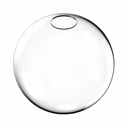 Collezione Rubber PROTEZIONE IN SILICONE Rosone Contemporaneo Rubber Metallo Trasparente W A++ h.19,5 D.20 L. . Rosone in met ...