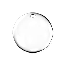 Rosone Contemporaneo Rubber Metallo Trasparente Medio