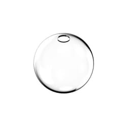 Ideal Lux - Rosone Contemporaneo Rubber Metallo Trasparente Piccolo