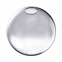 Collezione Rubber PROTEZIONE IN SILICONE Rosone Contemporaneo Rubber Metallo Fumè W A++ h.19,5 D.20 L. . Rosone in metallo ve ...