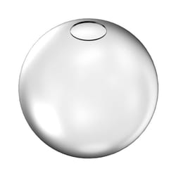 Rosone Contemporaneo Rubber Metallo Bianco Grande