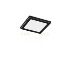 Lampada Da Soffitto Aura Pl Square 3000k Nero