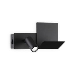 Ideal Lux - Applique Moderna Komodo-1 Metallo Nero Led 4,5W 3000K Luce Calda
