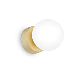 Applique Contemporanea Perlage Metallo Ottone 1 Luce 3W 3000K Luce Calda