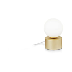 Ideal Lux - Lampada Da Scrivania Contemporanea Perlage Metallo Ottone 1 Luce G9 3W 3000K